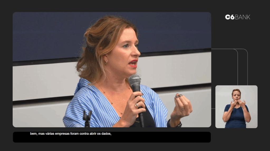 Transmissão ao vivo acessível da Rolê Filmes, com intérprete de Libras e legendagem em tempo real.